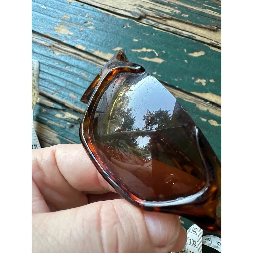 Smith Tortoise Shell Wrap Sunglasses Made in France Brown Lens Sport A3426